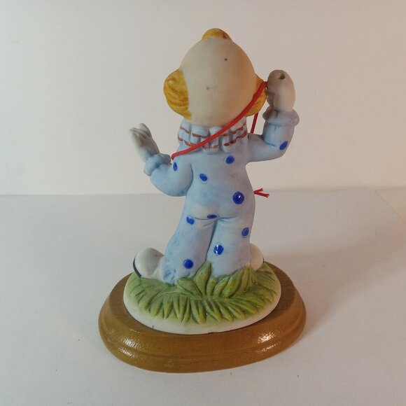 Vintage 80s ARNART  Standing Clown Figurine (missing balloons in hand) 5.5x 3 in - Picture 8 of 13